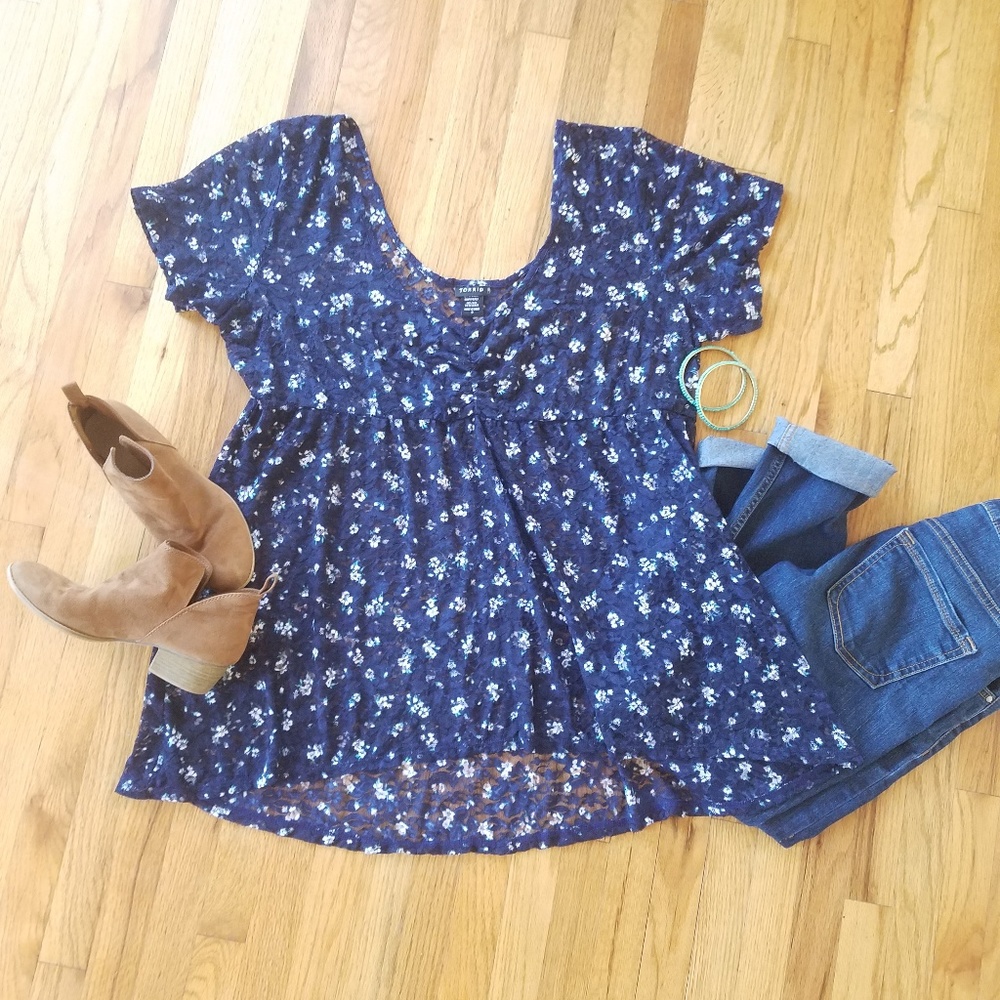 Torrid Lacy Blouse